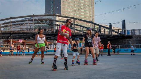 The new Roller Rink at Canalside opened...